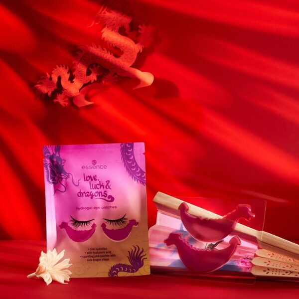 Essence love, luck & dragons maschera idrogel contorno occhi