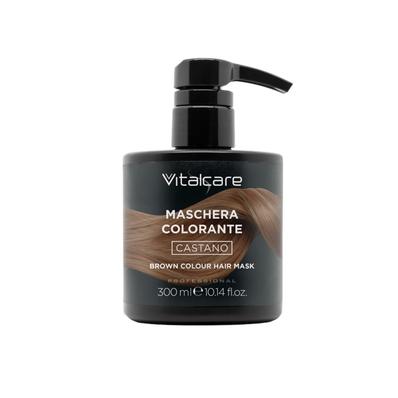 Vitalcare maschera colorante castano 300 ml