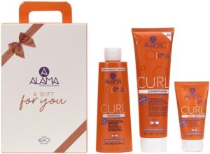Alama professional cofanetto curl shampoo+cond+fluid