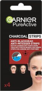 Garnier pureactive charcoal strips con carbone x4