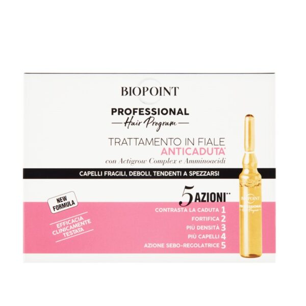Biopoint prof fiale anticaduta capelli fragili