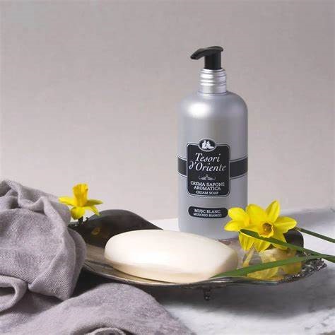 Tesori d'oriente crema sapone aromatico 300 ml muschio bianc