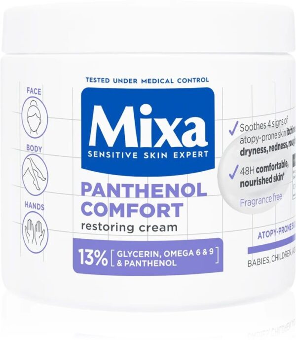 0072D1B5D9CF50B73E14E2D2B10947FB_ Mixa panthenol jar 400 ml