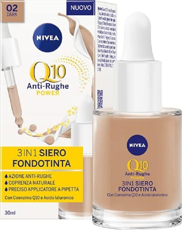 EAE5E2602BC73084DCD1816E3989E4E8_ Nivea 3 in 1 siero fondotinta 02 dark
