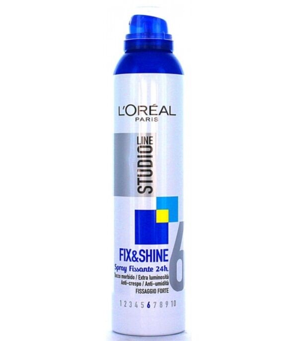 L'oreal studioline fix&shine spray fissante 24h f forte 250m