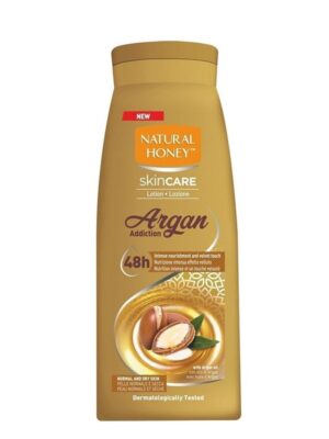 0A07DE6CC922D0B7EB77B4AB22F797F5_ Natural honey lozione argan 330 ml p/normali e secche