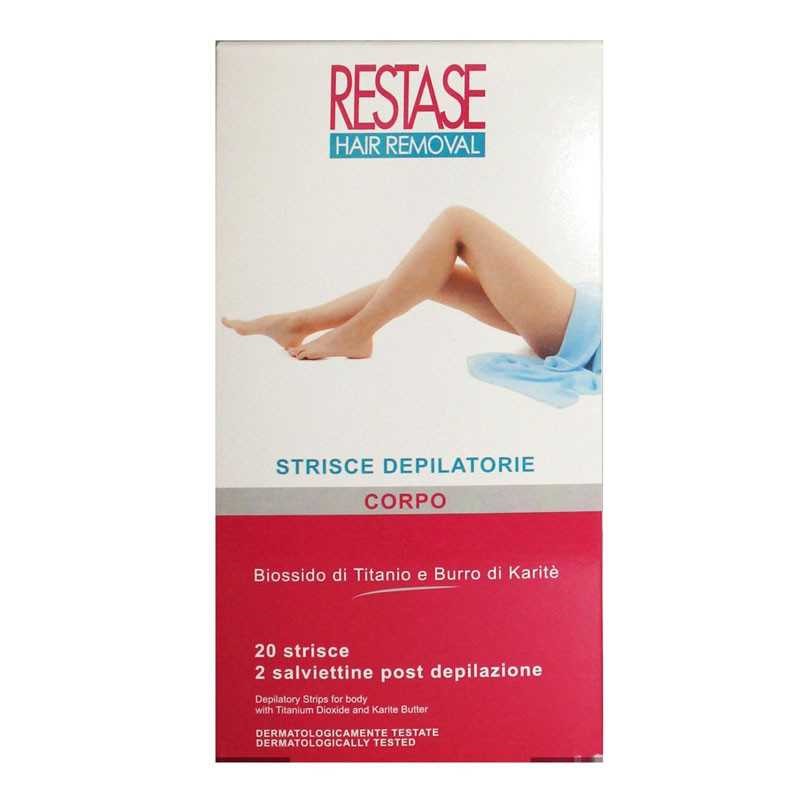 Restase strisce depilatorie corpo 20 pz