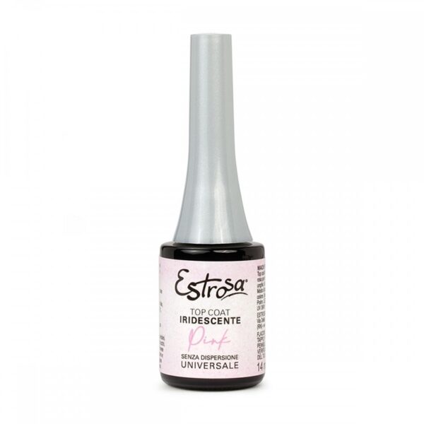 Estrosa top coat_iridescente pink_ht/f_14ml art. 8516
