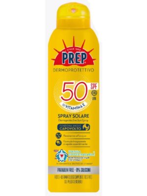 Prep spray solare spf 50 vitamina e 150 ml
