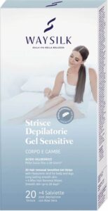 Waysilk sctrisce depilatorie gel sensitive corpo e gambe