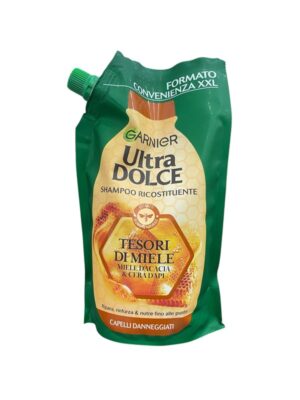 6971D82DDF39A6ECDC0EF2F3240E27BA_ Garnier ultra dolce shampoo ricostituente refill 500 ml