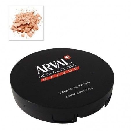 Arval velvet powder n. 02 - pesca cipria compatta  9g