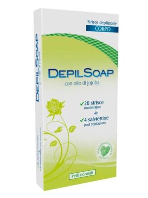 9920B6EEE0A4AA27A73C6CE5391904FD_ Depilsoap strisce depilatorie corpo olio di jojoba
