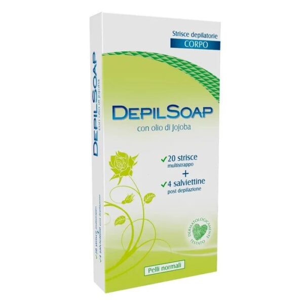 9920B6EEE0A4AA27A73C6CE5391904FD_ Depilsoap strisce depilatorie corpo olio di jojoba