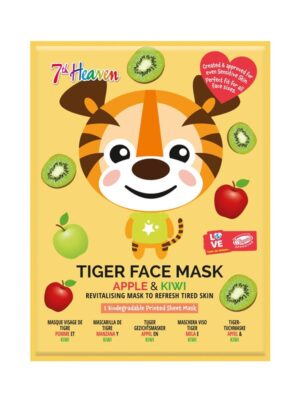 7th heaven face mask tiger apple & kiwi