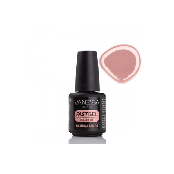 Vanessa fastgel builder gel natural cover 15 ml art 0233