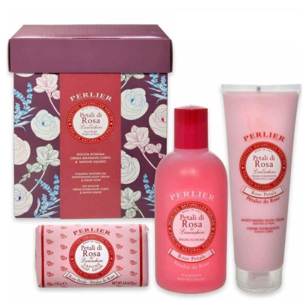 Perlier cof.bagnocrema+ crema idr.+ sap.petali di rosa