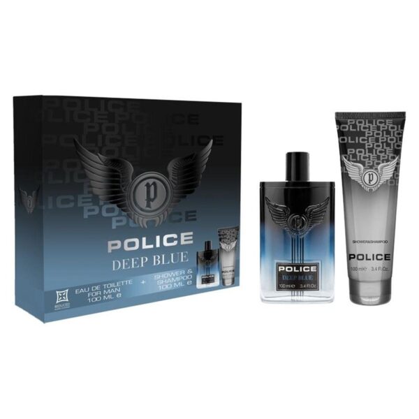 Police deep blue box edt 100 ml + shower&shampoo 100 ml