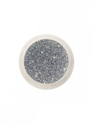 Estrosa chrome glitter dust silver