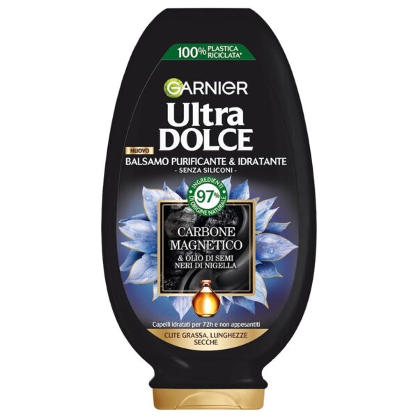Garnier ultra dolce balsamo purif. carbone magnetico 360ml