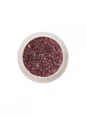 Estrosa chrome glitter dust dark red