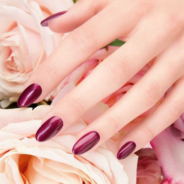 Estrosa smalto gel bordeaux metallic