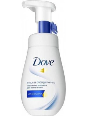 0018F8CE6D1E23B8085808D526F995E4_ Dove mousse detergente viso pelle pelli secche 160 ml