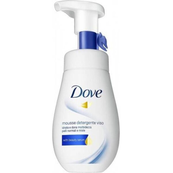 Dove mousse detergente viso pelle pelli secche 160 ml