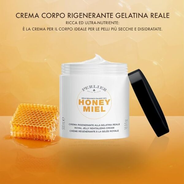 Perlier honey miel crema rigenerante alla gelatina 500ml