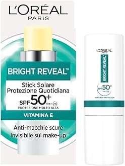 L'oreal stick viso solare bright reveal spf50+