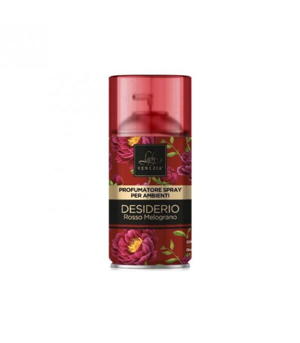 E56A3075C41879B82DD35BDB6A33B461_ Lady venezia prof spray ambiente desiderio rosso melog 250ml
