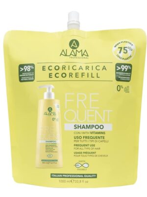 149BD7364056C553181DA22924FC3F34_ Alama professional frequent shampoo ecorefill 1000 ml eco