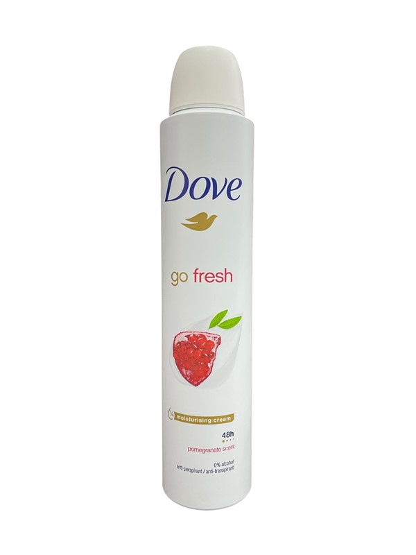277C43E2149705097DDFA3F4F49B3DE5_ Dove deo spray go fresh pomegranate scent 200 ml