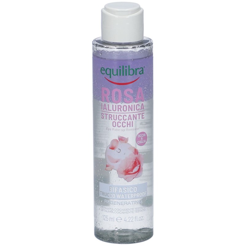Equilibra struccante occhi rosa bf.125ml
