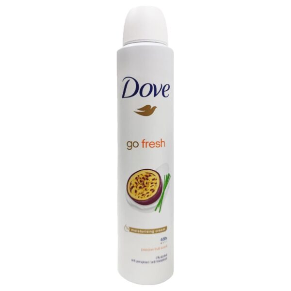 471AC5C2005F0CF842902756E7E2D7C4_ Dove deo spray go fresh passion fruit scent 200 ml