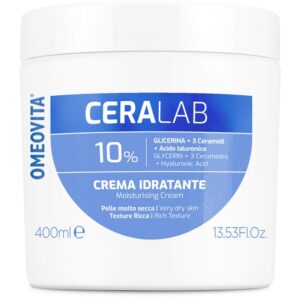 Ceralab crema idratante viso e corpo acido ialuronico+ 3 cer