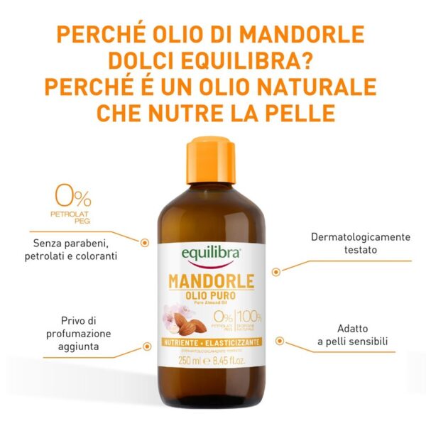 Equilibra olio di mandorle dolci 250 ml