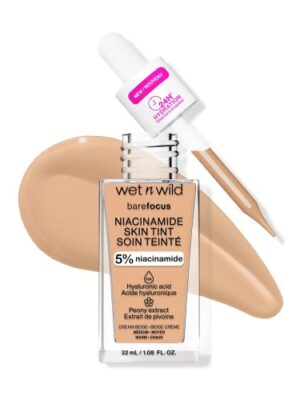 B3786E44CA2EC6713759E9A98F8D1C45_ Wet n wild bare focus niacinamide skin tint cream beige