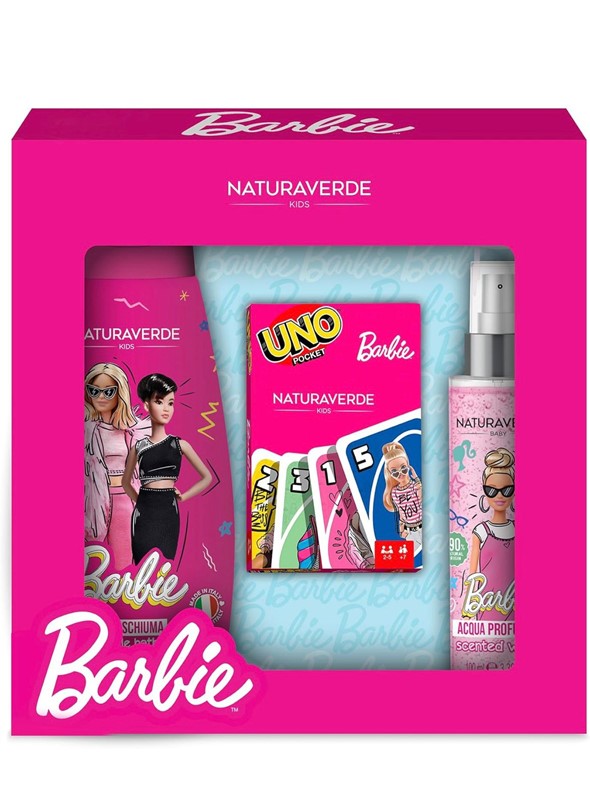 Naturaverde box barbie carte uno + acqua prof + bagno