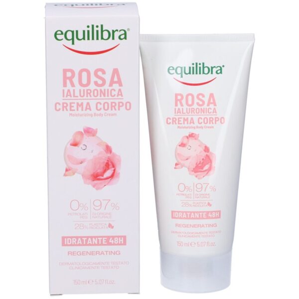 Equilibra rosa ialuronica crema corpo idratante 150ml