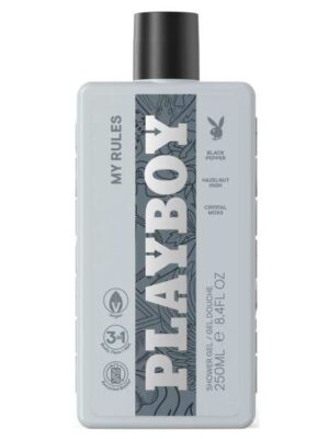 CAEC41DF423F6B8821489E4422AD5C39_ Playboy shower gel my rules 250 ml