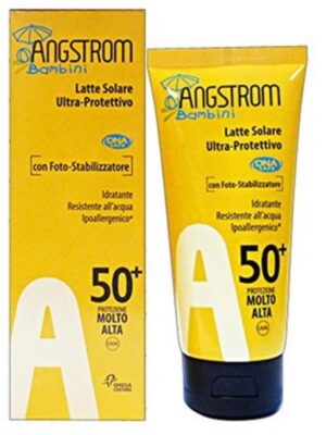 94CC0330AF379ED48AE72A461F939C4C_ Angstrom bambini latte solare ultraprot. spf 50+ 100ml