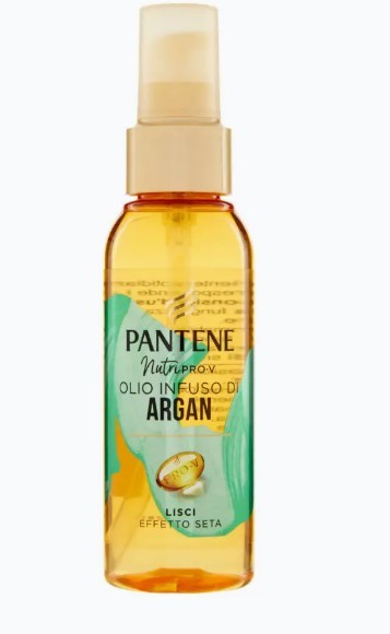 Pantene olio capelli argan lisci effetto seta 100 ml