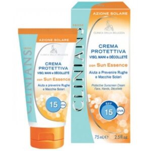 Clinians crema viso protettiva spf15