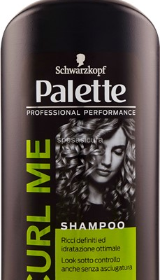 Testanera palette shampoo curl me per capelli mossi e ricci