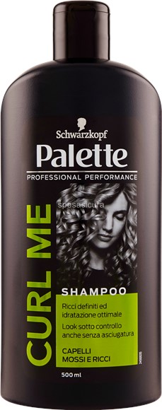 Testanera palette shampoo curl me per capelli mossi e ricci