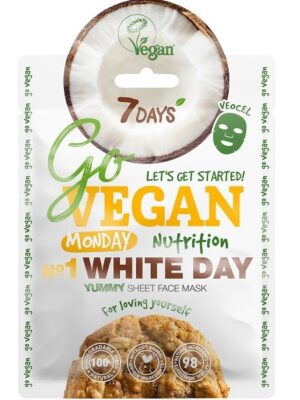 4DC551B889CAFEA20E4C4F115411C797_ 7days maschera viso in tessuto yummy monday white day for th