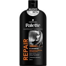 Testanera palette shampoo repair per capelli secchi. sfibrat