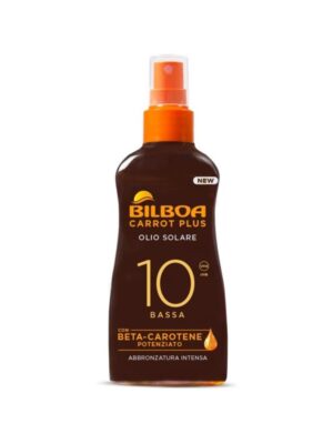 77219AA37455FF1B9FC8C381D852B346_ Bilboa carrot plus olio solare spf 10 200 ml