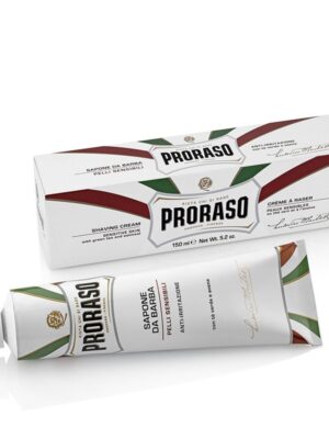 83A98BA92132A55B4B4ACC22537A0D3A_ Proraso sapone da barba pelli sensibili bianco